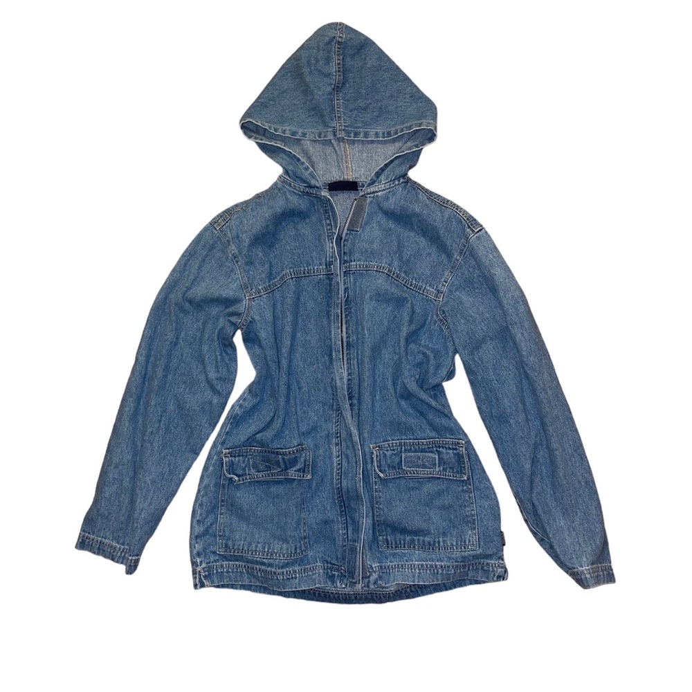 Jean Zip-Up Hoodie